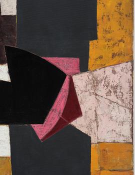 Adrian Heath, "Composition: Yellow, Black and Pink".