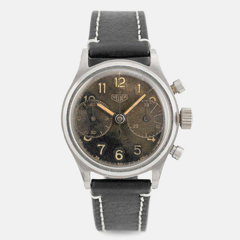 Heuer, chronograph, ca 1945.