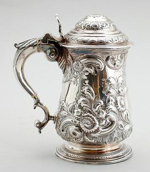 STOP, silver, Isaac Cookson, Newcastle 1748. Vikt ca 1073 g.