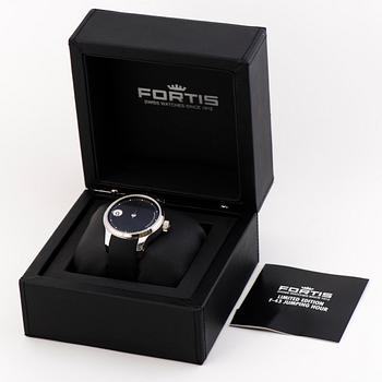 FORTIS, Jumping Hour, wristwatch, 43 mm.