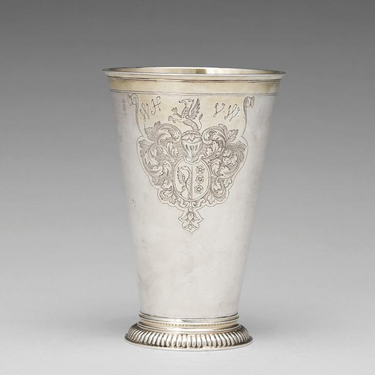 Christian Mathias Möring, bröllopsbägare, Reval (verksam 1742-1787).