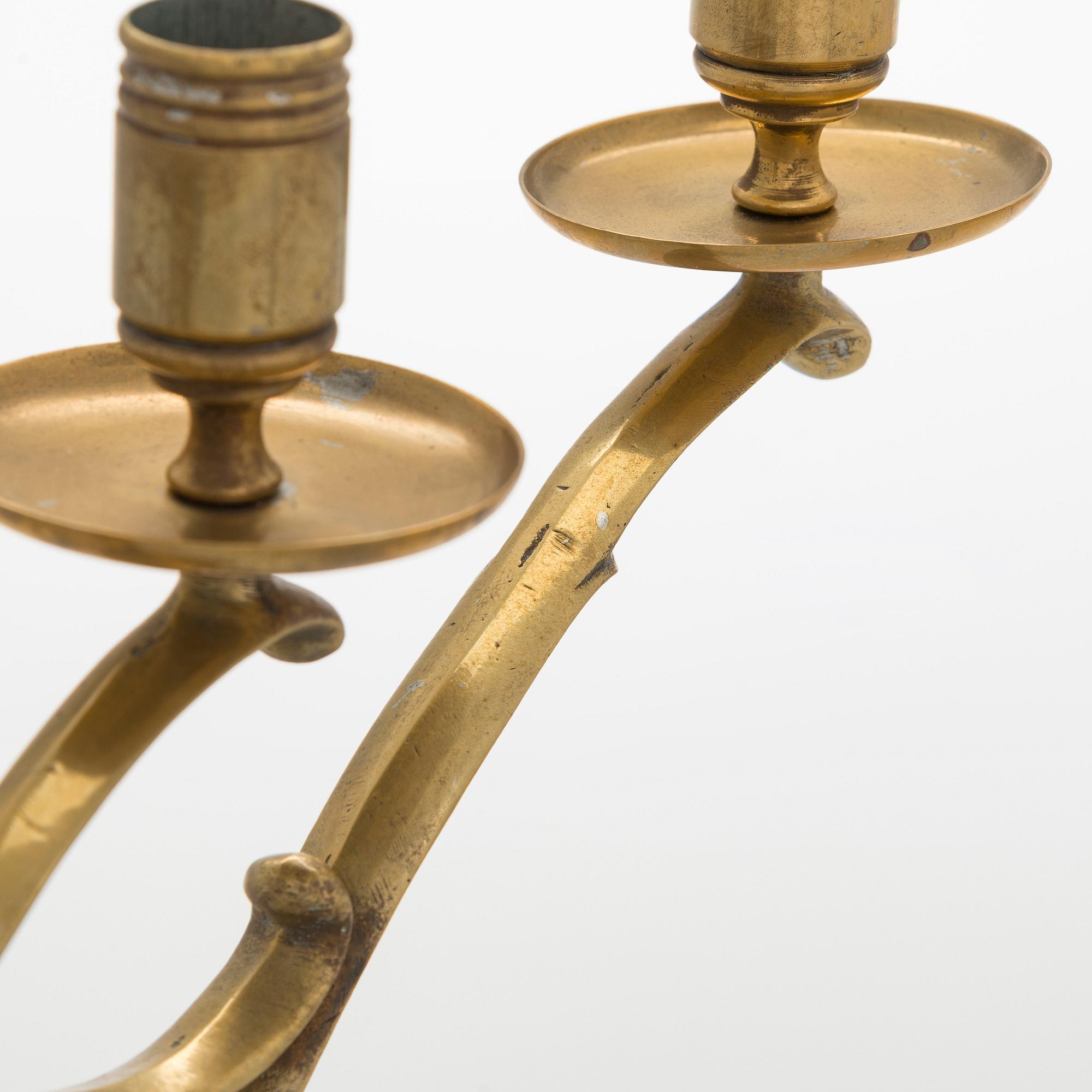 Paavo Tynell, A 1930s candelabrum, model 8003, Taito Oy, Finland.