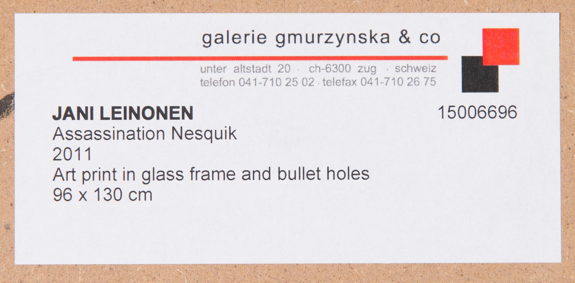 JANI LEINONEN, "ASSASSINATION OF NESQUIK BUNNY WITH COLT M1911 & M4".