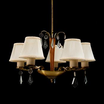 A Swedish Modern ceiling light, Edvard Hagman AB, Norrköping, mid 20th Century.