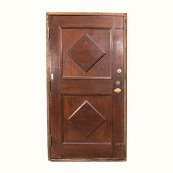 Exterior door, early 20th century and later.