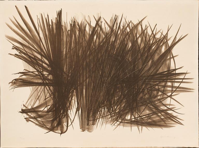 HANS HARTUNG, lithographe, signed and numbered 81/100.
