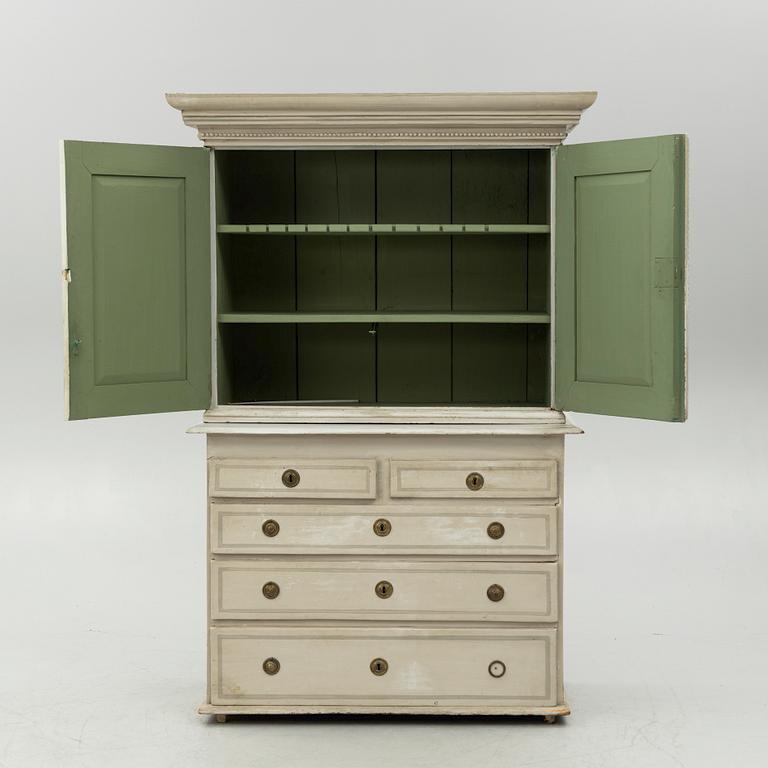 Skåp, Gustaviansk stil, omkring 1900.