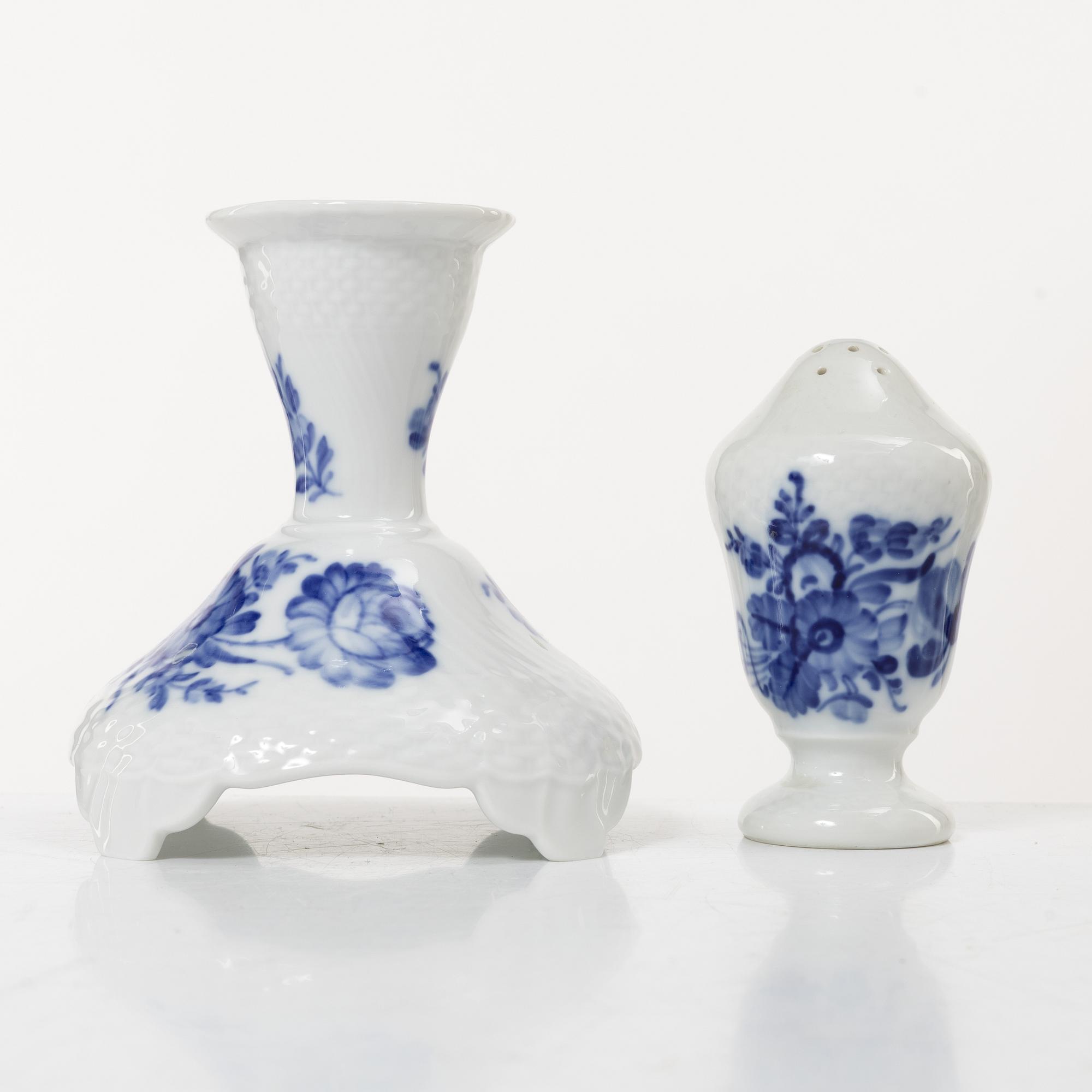 Royal Copenhagen, a 'Blue Flower' 50-piece dinner and coffee service,, Denmark.