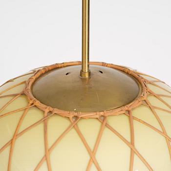 Harald Notini, a pair of ceiling lamps model 11555, Arvid Böhlmarks Lampfabrik, Stockholm, 1940s.