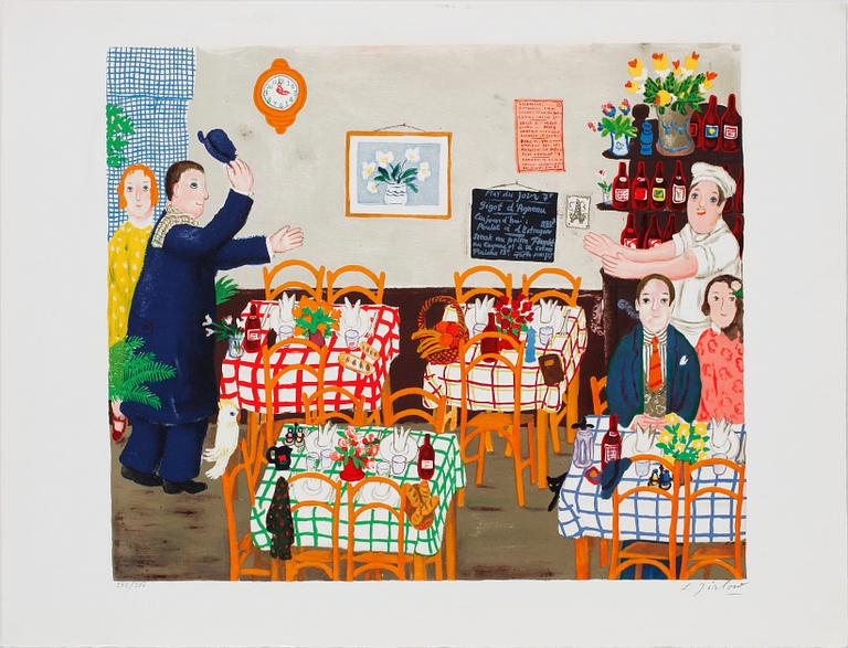 LENNART JIRLOW, färglitografi, sign o numr 375/380.