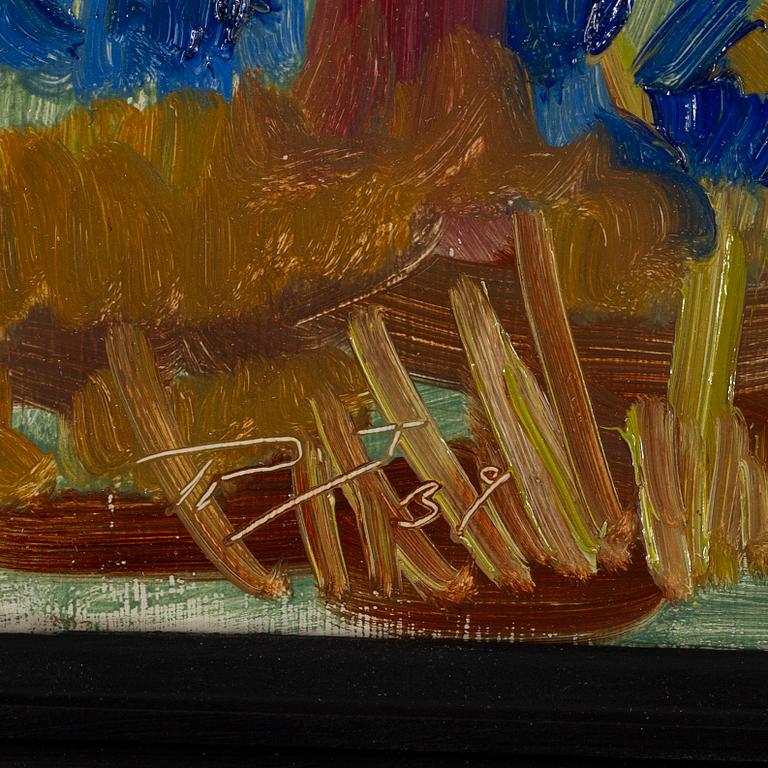 RUNE JANSSON, Olja på pannå, signerad och daterad -39.