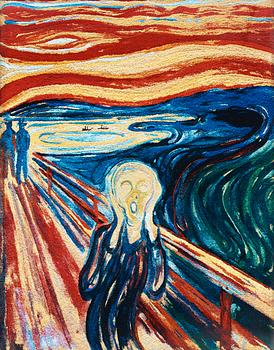 234. Vik Muniz, "The Scream, after Edvard Munch from Pictures of Pigment", 2006.
