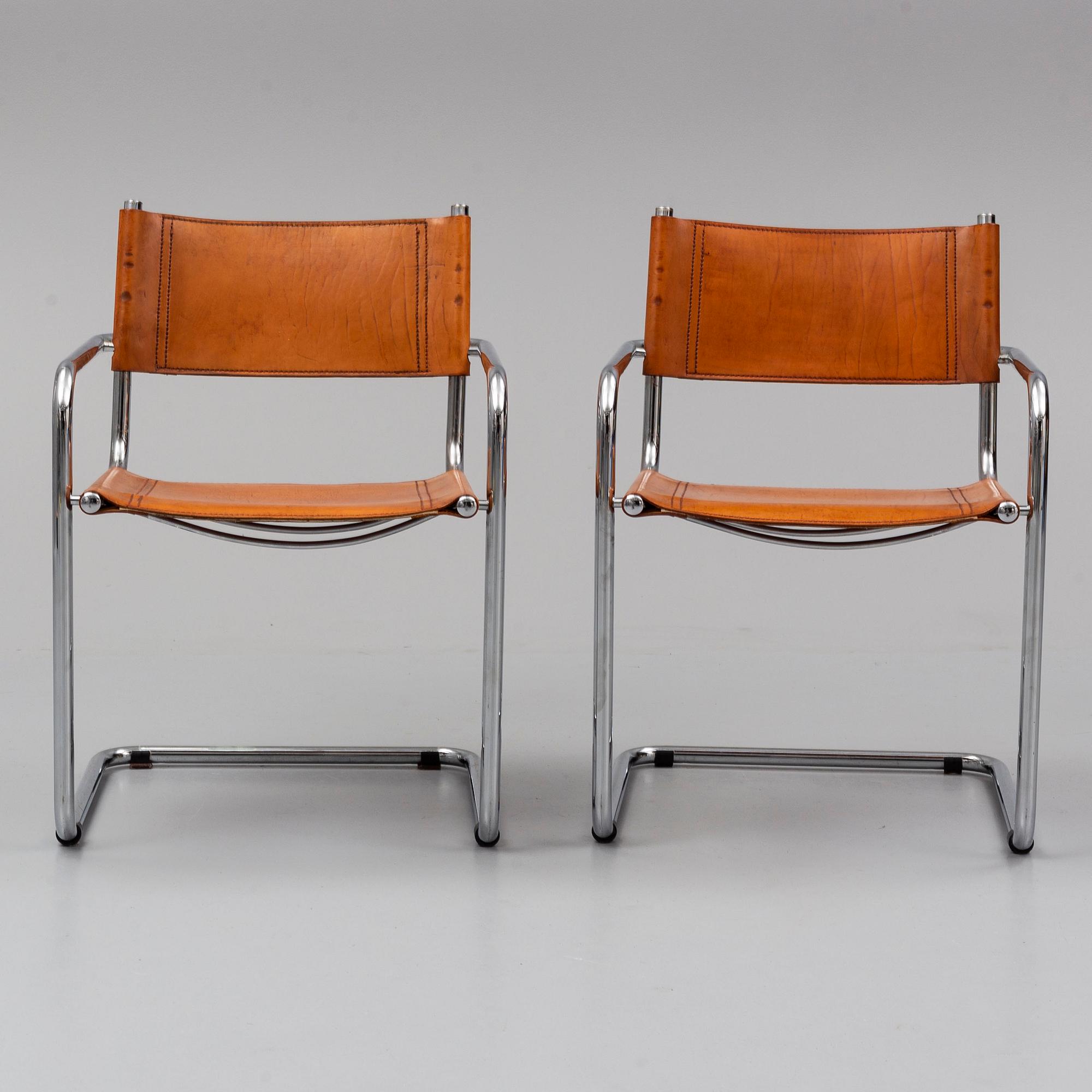 Two armchairs, second half of the 20th century.