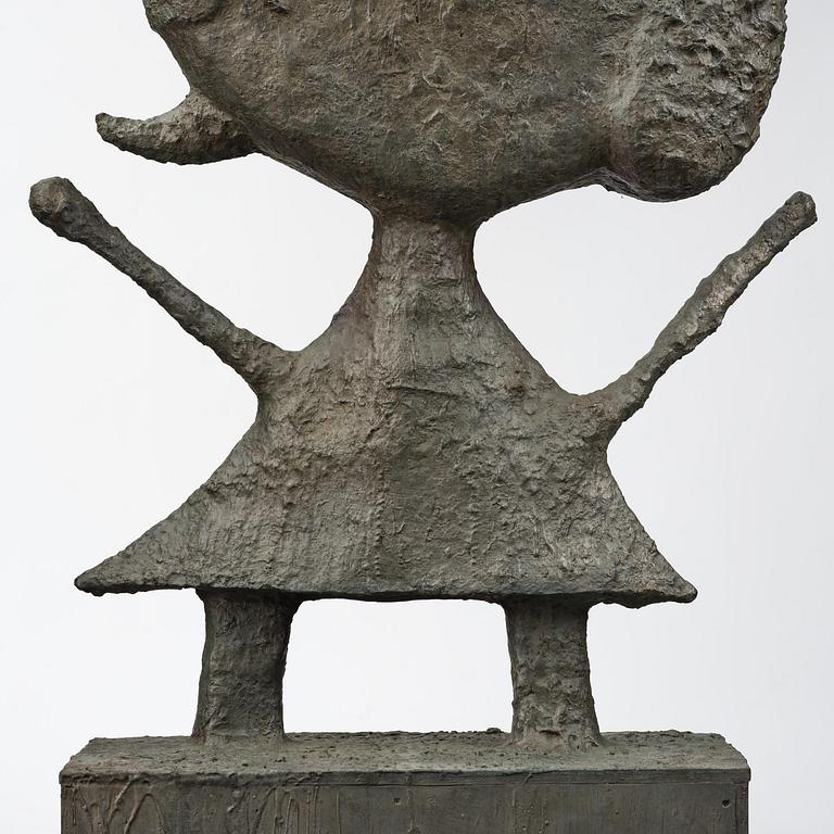 Donald Baechler, "Man with Hat".