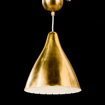 A mid-20th century pendant light.