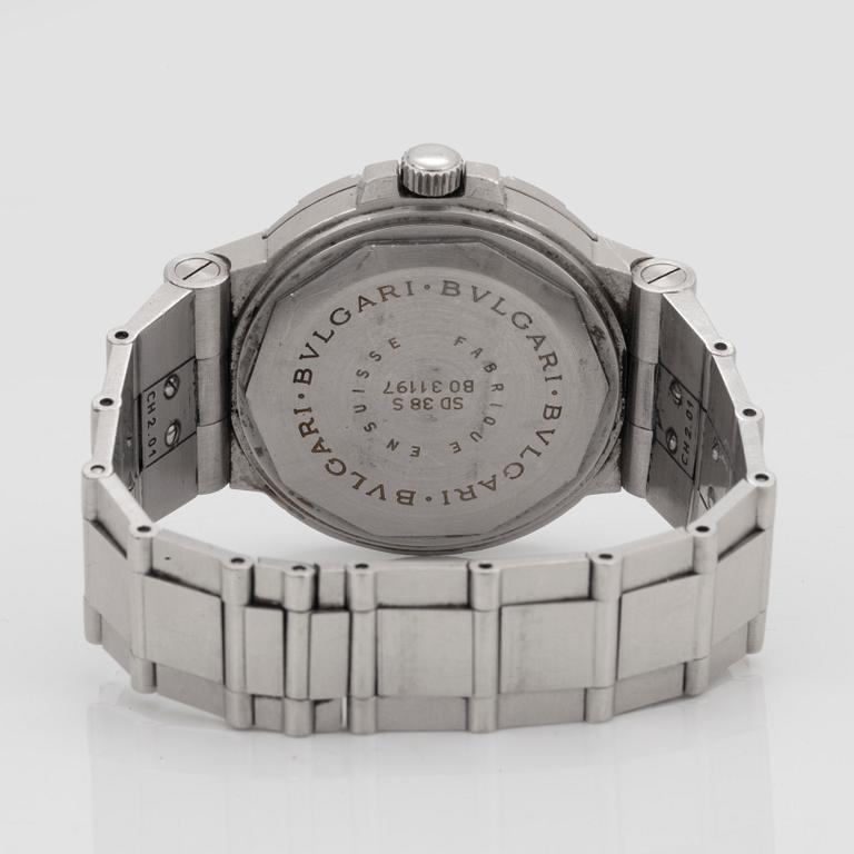 BVLGARI, Scuba (200 m), wristwatch, 38 mm,