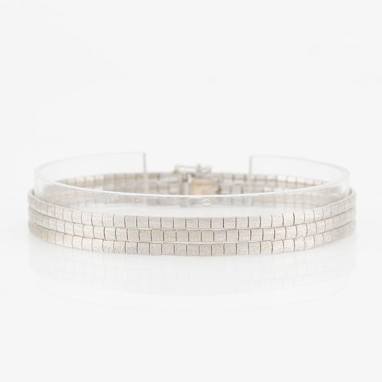 Armband 18K vitguld.