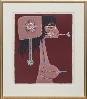 MAX WALTER SVANBERG, färglitografi, signerad och numrerad 112/300.