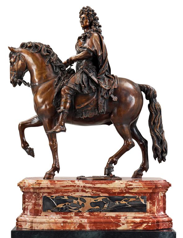 Pietro Sormani, Equestrian sculpture with Louis XIV.