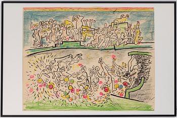 Roberto Matta · ROBERTO MATTA, lithograph, signed and numbered 6/125.