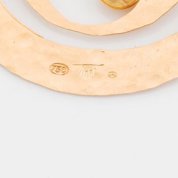 Tapio Wirkkala, hänge, "äpple", 18K guld.