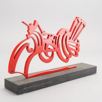 Carl-Fredrik Reuterswärd / The Non-Violence Project Foundation, sculpture signed and numbered 12/50.
