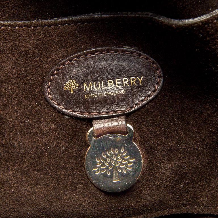 A Mulberry 'Bayswater' leopard imitation calf leather hand bag.