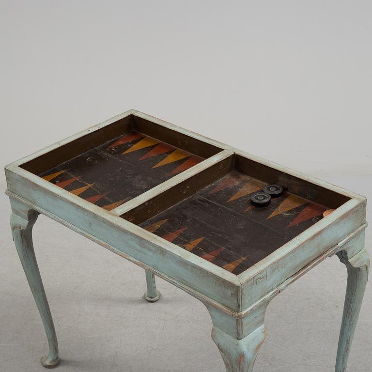 SPELBORD, senbarock, 1700-tal.