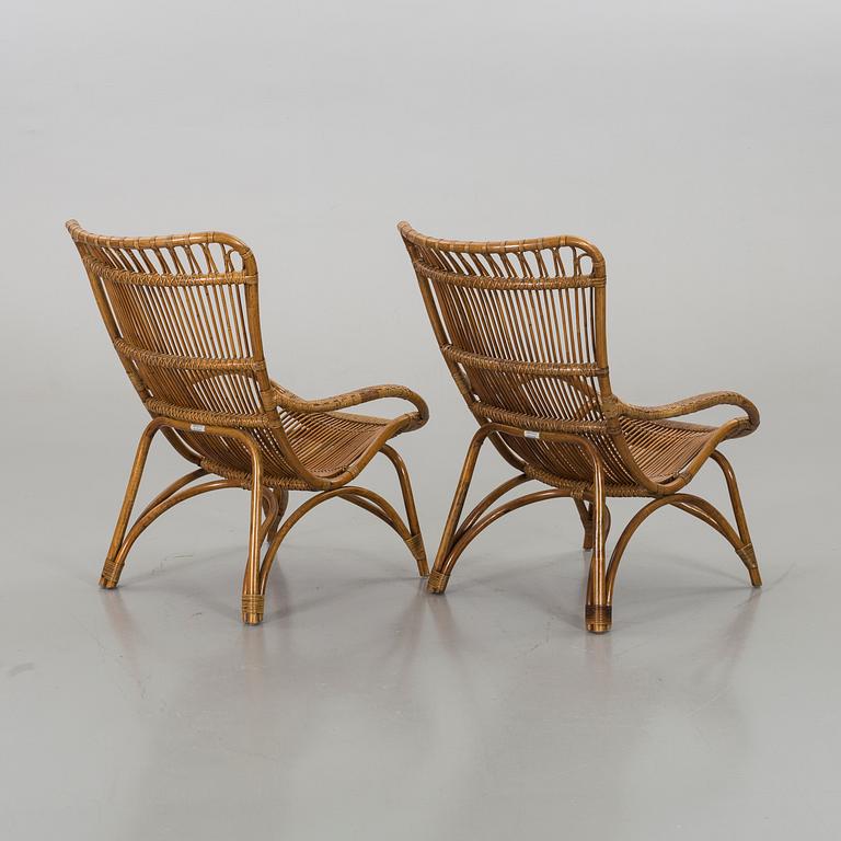 KORGFÅTÖLJER, ett par, Sika-Design, 2000-tal.