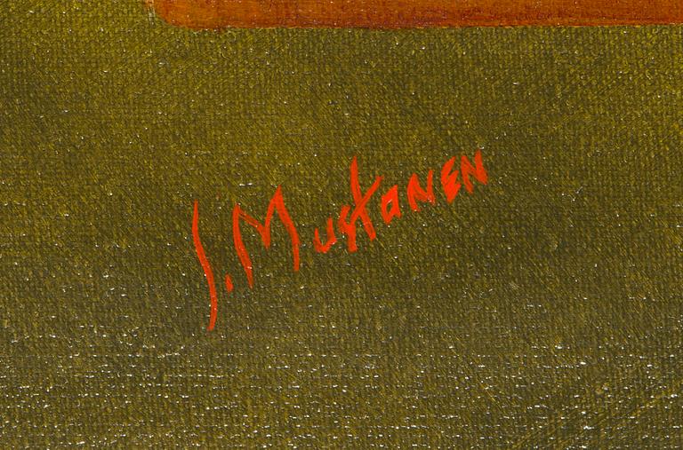 Jyrki Mustonen, oil on canvas, signed.
