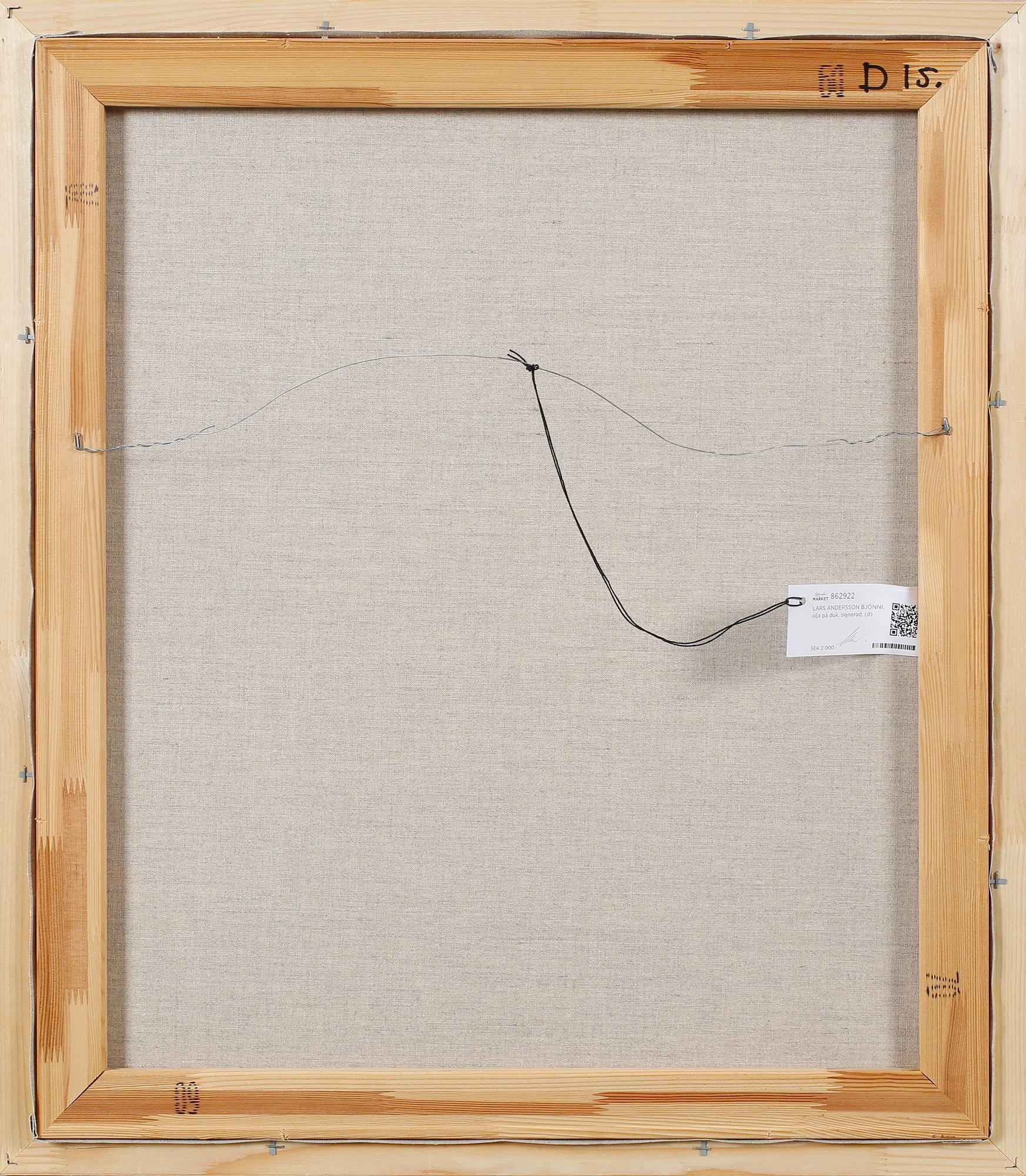 LARS ANDERSSON BJÖNNI, olja på duk, signerad.