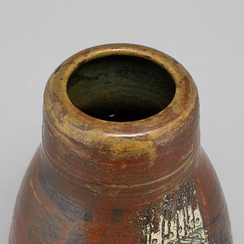 LISA LARSON, a stoneware vase, Gustavsberg studio, Sweden 1950-60's.