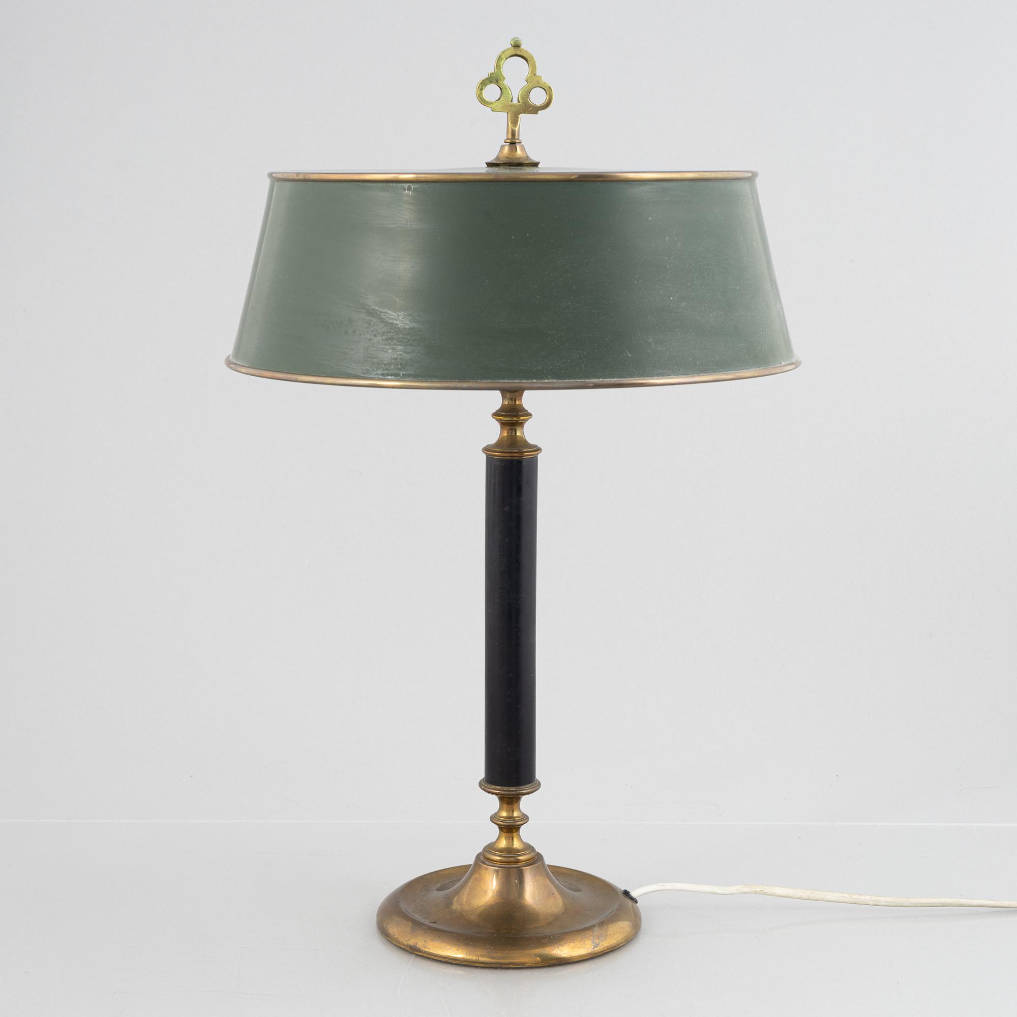 Melchior Wernstedt, a table lamp model "25760", Nordiska Kompaniet, 1920s-30s.