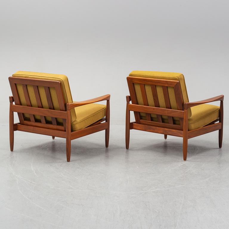 Erik Wörtz, fåtöljer ett
par, ”Kolding” IKEA, 1960-tal.