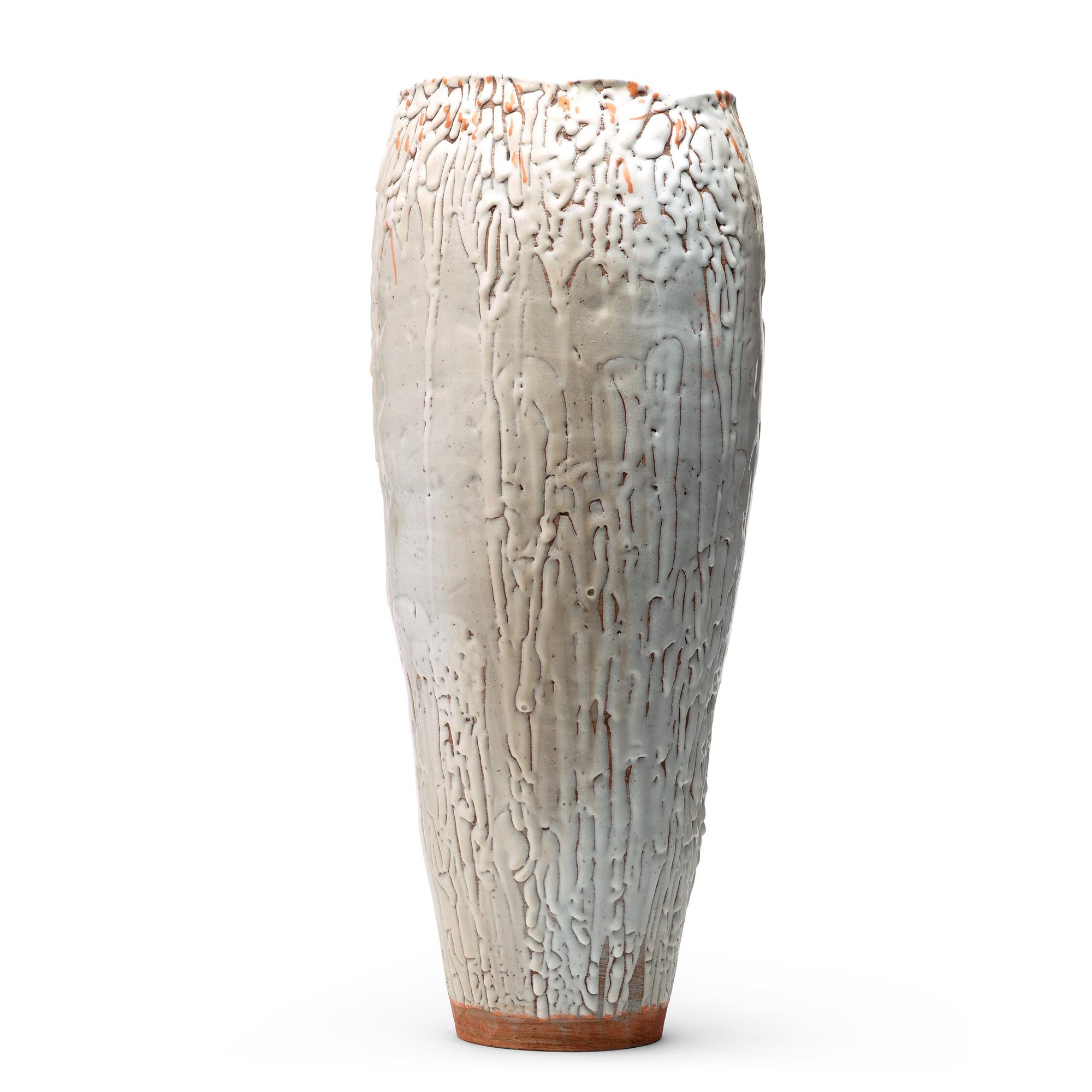 Eva Bengtsson, a large stoneware urn, Frillesås, Sweden.