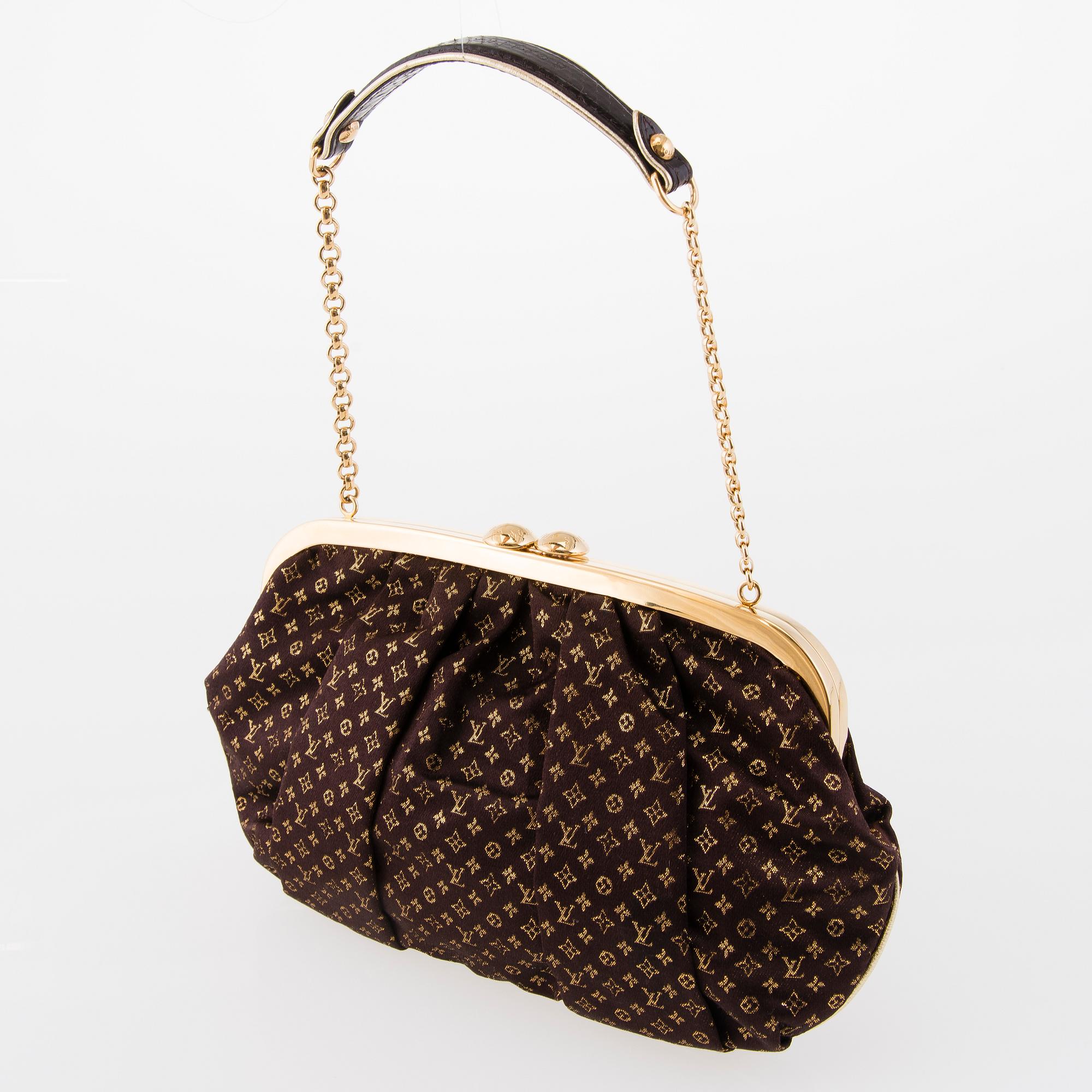 LOUIS VUITTON Limited Edition Monogram Aumoniere  Evening Bag.