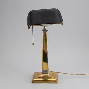 An Emerlite table lamp.