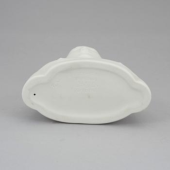 STIG LINDBERG, figurin, parian, "Mannen med masken", Gustavsberg 1970-tal.