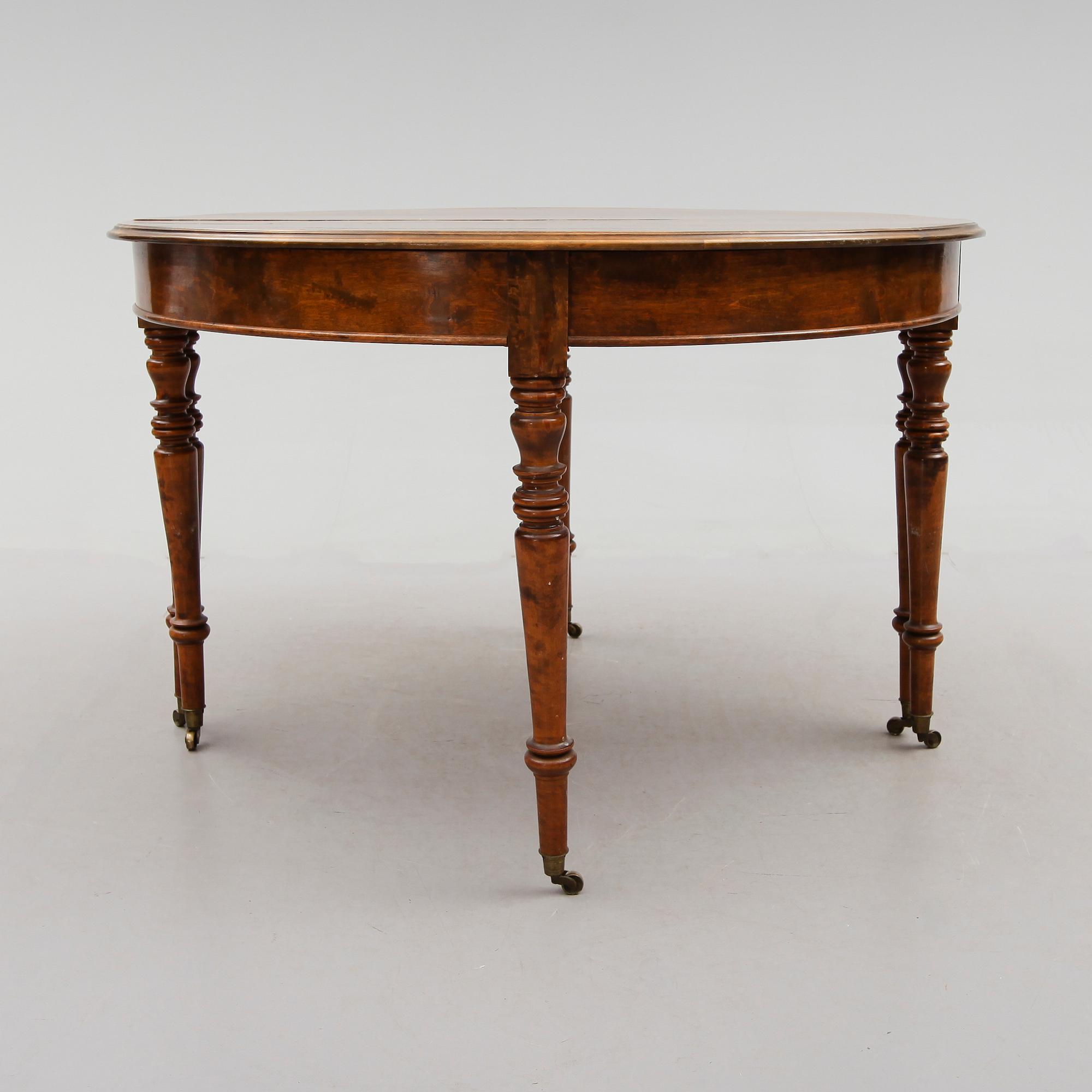 MATBORD, 1800-talets andra hälft.