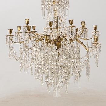 Ljuskrona sekelskiftet 1900.