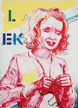 EVA ZETTERWALL, färglitografier, 4 st i mapp, sign o numr 134/375.