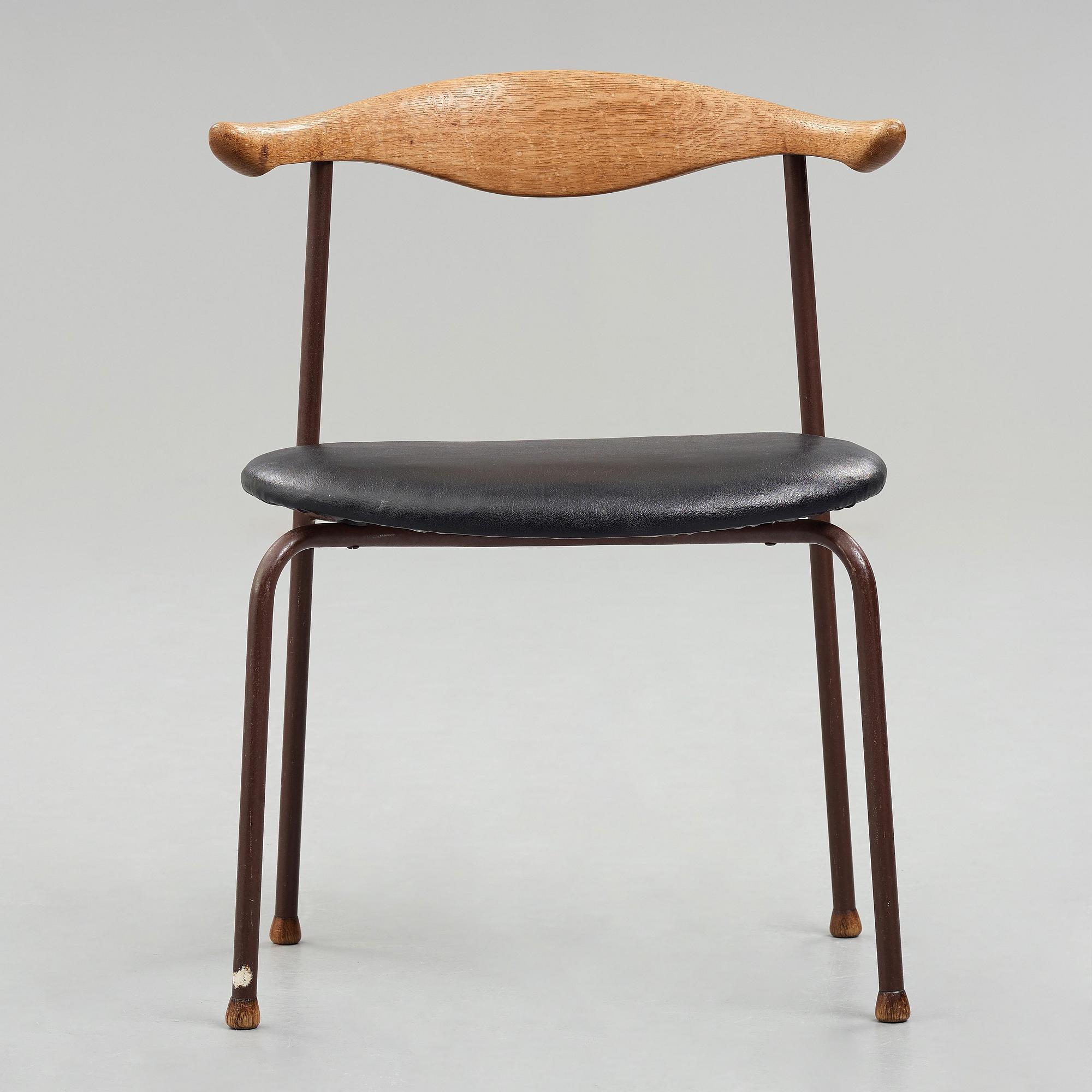 HANS J WEGNER, stol, prototyp av modell "H55", Fritz Hansen, Danmark 1955.