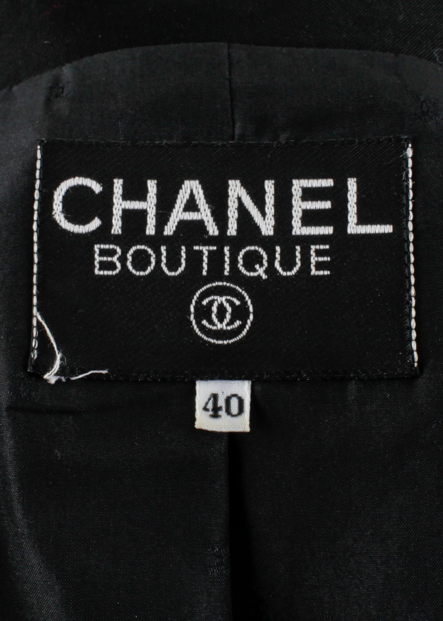 A jacket by Chanel.