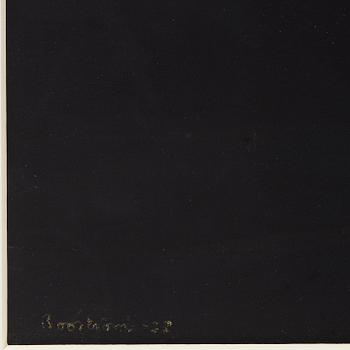 HARRY BOOSTRÖM, gouache on paper, signed and dated -54/55.