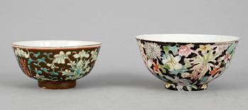 PARTI PORSLIN, 5 delar, Kina, Sen Qingdynasti, Guangxu (1874-1908).
