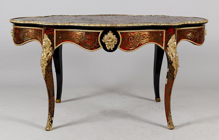 SKRIVBORD, boullearbete, Frankrike, 1800-talets mitt.