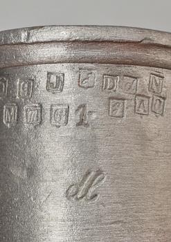 MÅTTSATS, 14 st, tenn, 1800-tal.