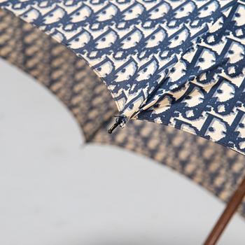 Christian Dior, An umbrella, a clutch and a silk scarf.