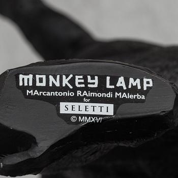 SELETTI, three Monkey lamps, design Marcantonio Raimondi Malerba.