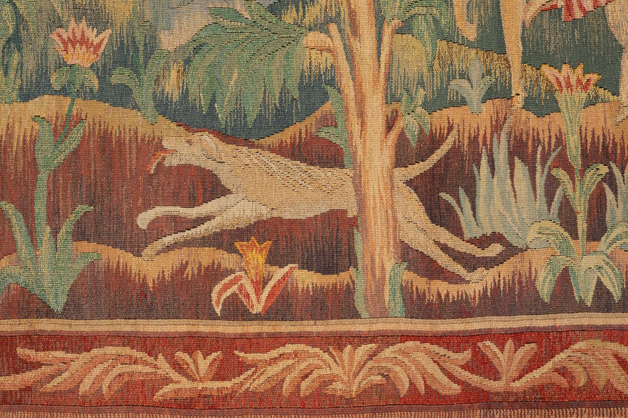 Carl Malmsten, a tapestry,  c. 213 x 113 cm, Handarbetets vänner, signed signed CM (V) dated 1920.